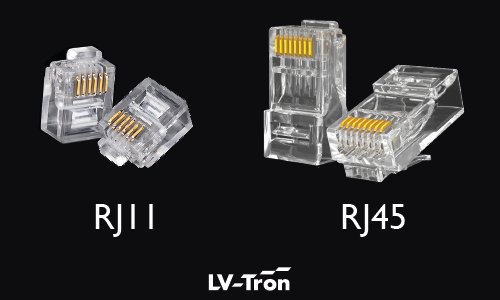 Diferences Between RJ45 and RJ11 Connectors